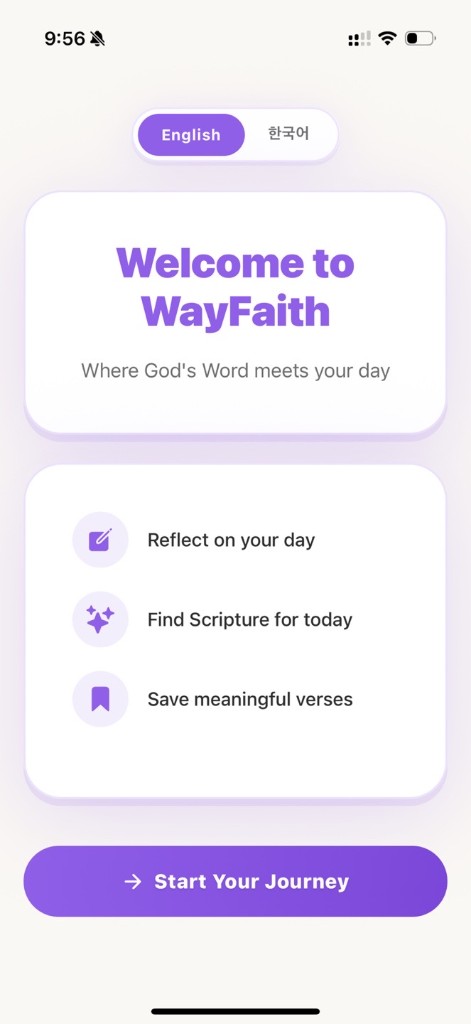 WayFaith app — Welcome to WayFaith, where God's Word meets your day